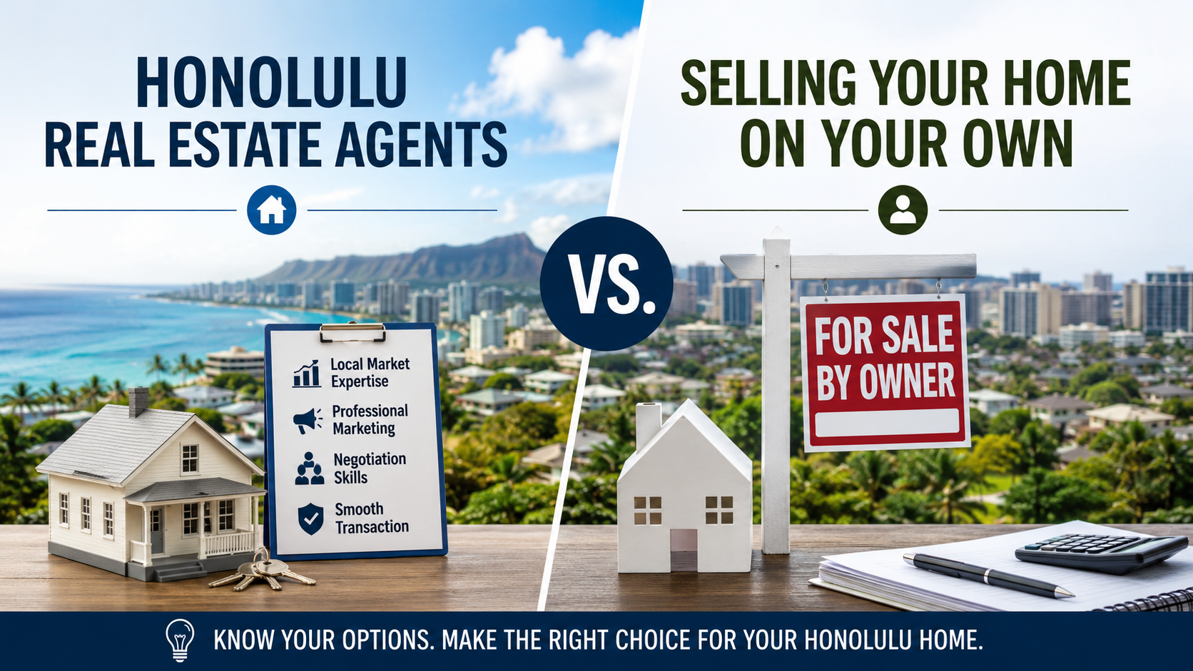 Honolulu Real Estate Agents vs. Selling a Home on Your Own