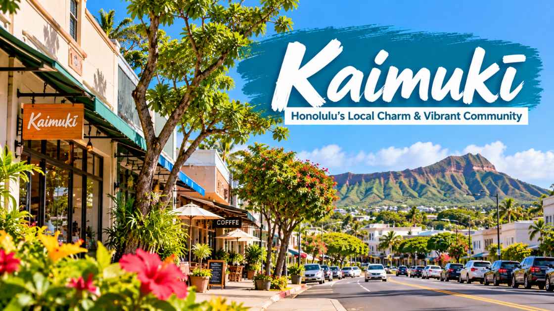 Kaimukī Honolulu residential neighborhood with walkable streets and local shops